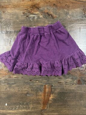 Crazy 8 Purple Eyelet Ruffle Skirt